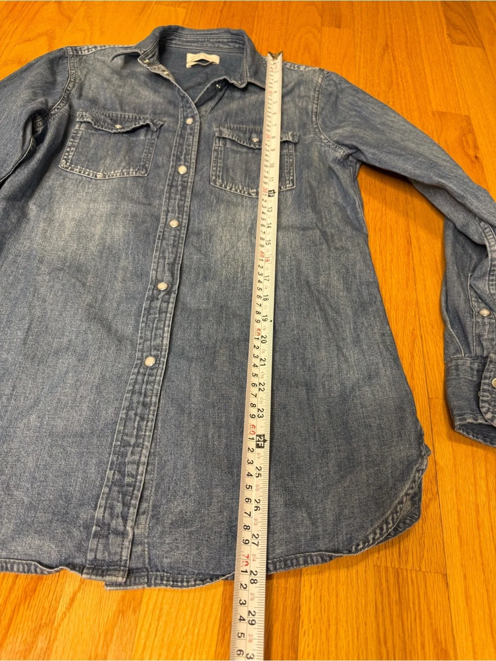 J. Crew 100% Cotton Slim-fit Chambray Shirt